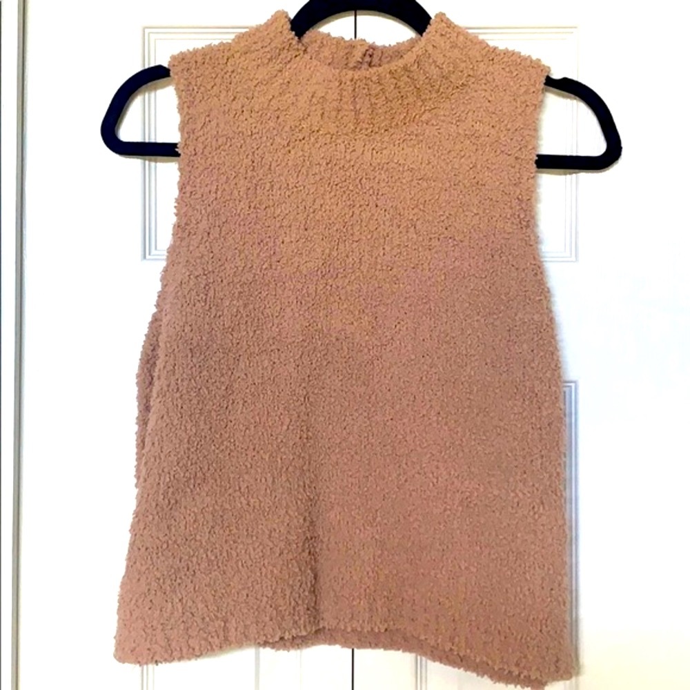 Fab’rik Sleeveless Knit High Neck Top
